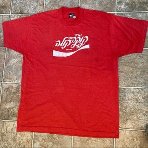 Rare Vintage Hebrew Coca Cola T Shirt Made In USA XL Fruit Of The Loom Israel